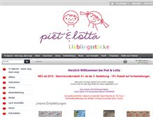 Tablet Screenshot of piet-lotta.com